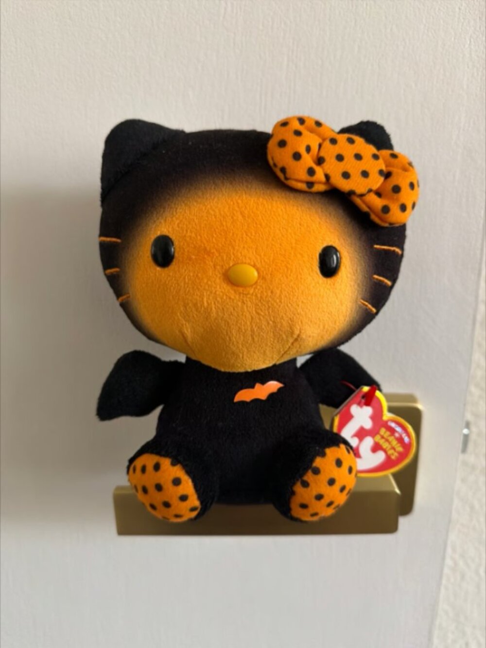 Ty Beanie Baby - Halloween Hello Kitty Bat